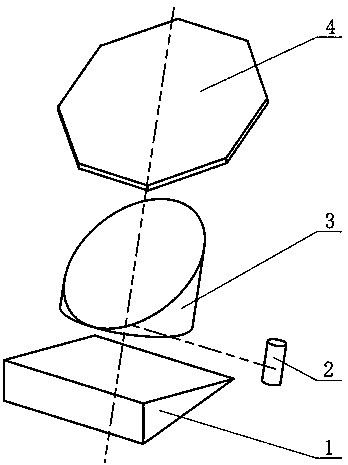 Single-shaft solar tracking device