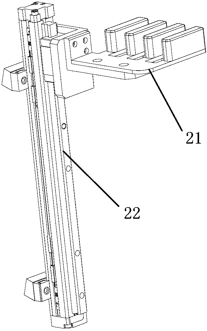 Flaky material stacking and conveying device