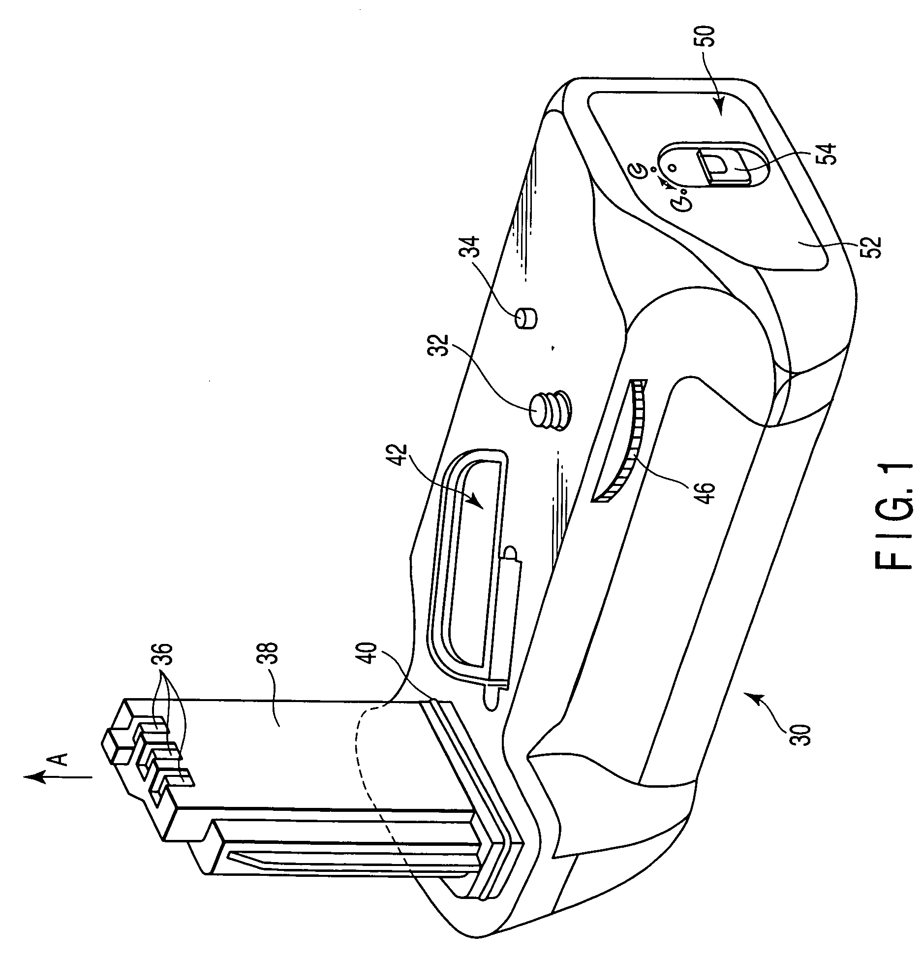 Attachment structure of adapter