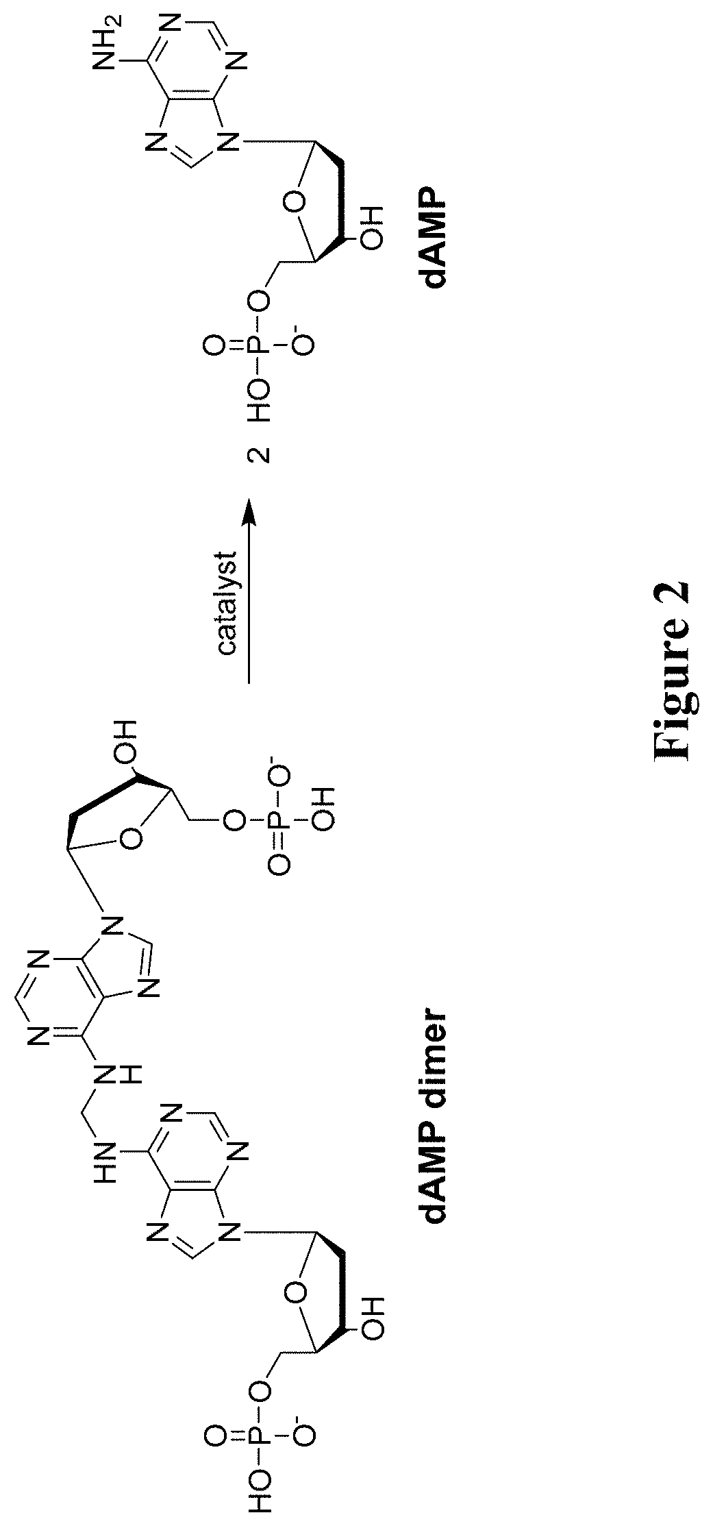 Catalysts for reversing formaldehyde adducts and crosslinks