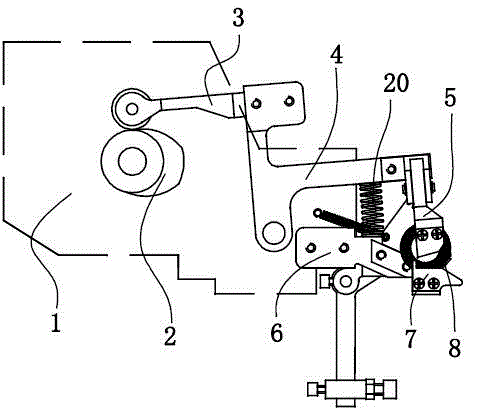 Material-saving weft cutting device for rapier loom