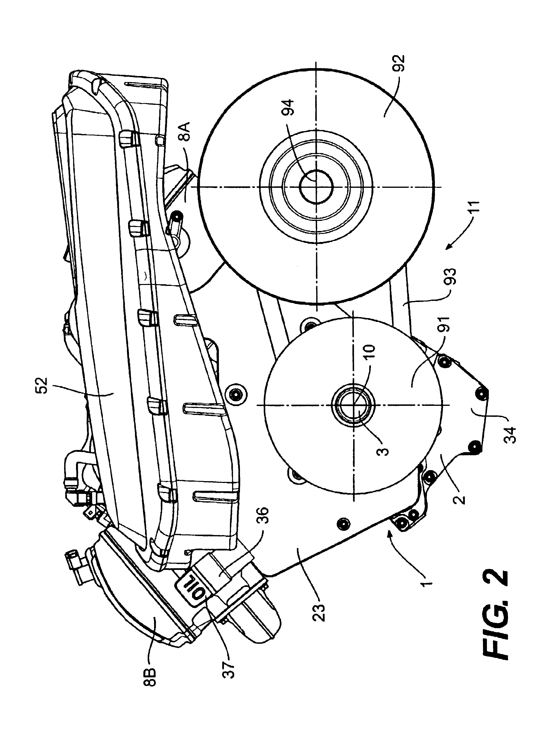 Lubrication system for a four cycle engine