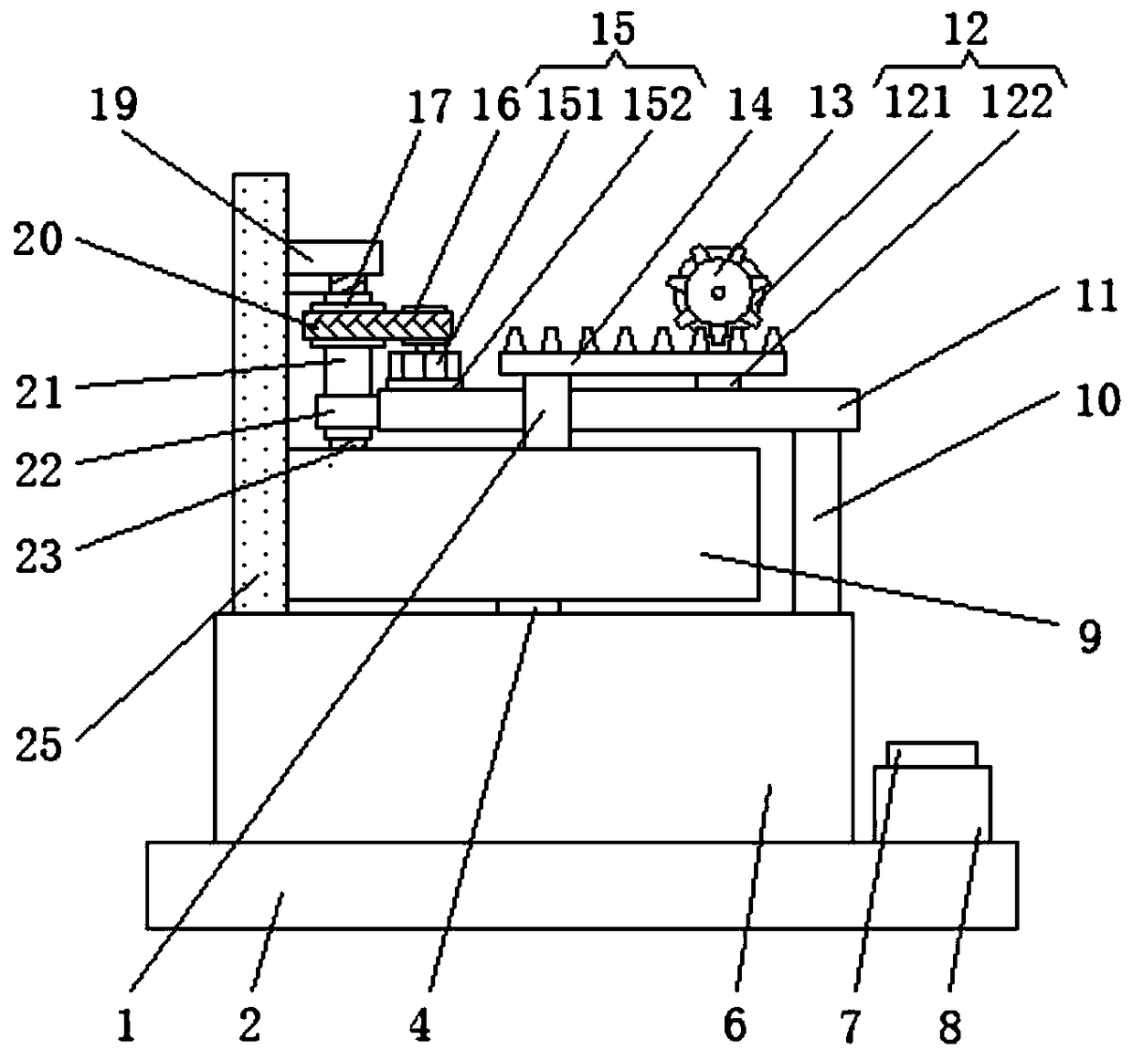 Protecting device for milling machine