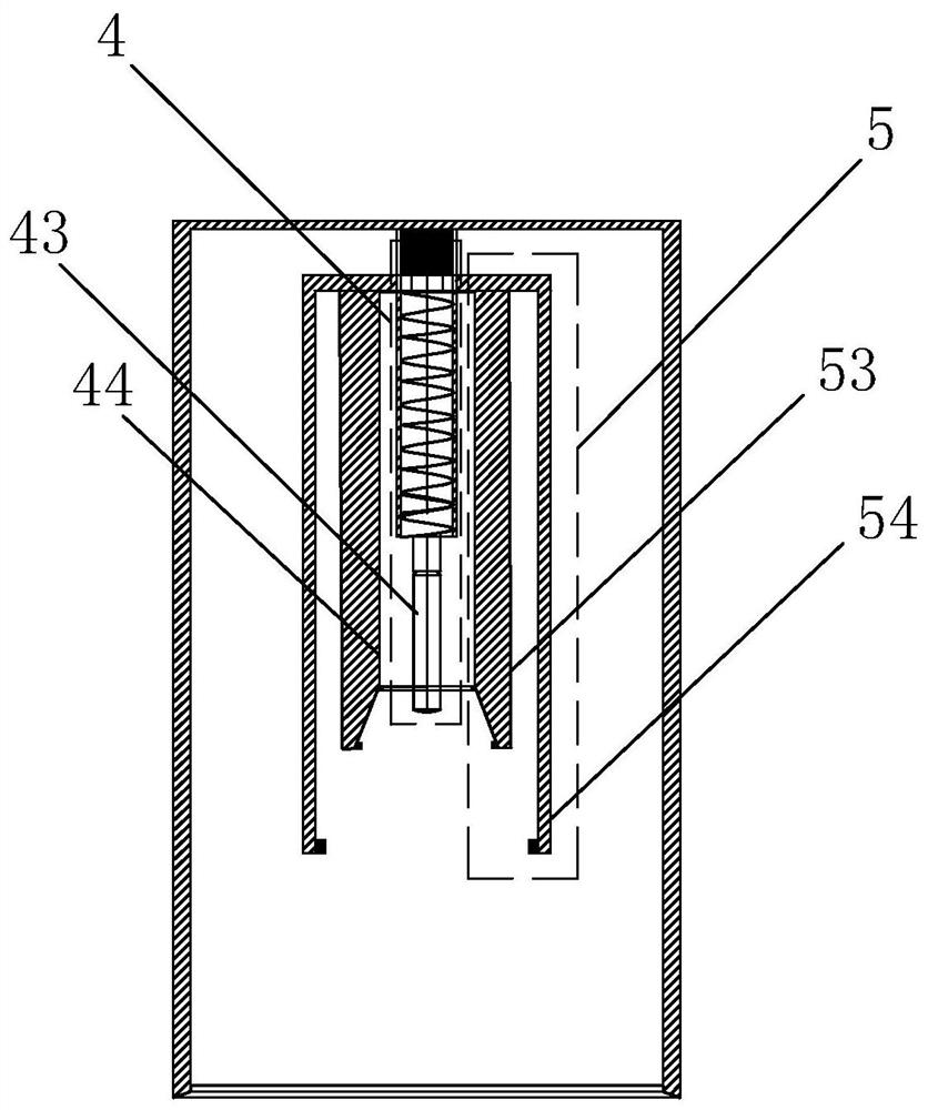 LED bulb lamp holder wire exposure detection device and detection method