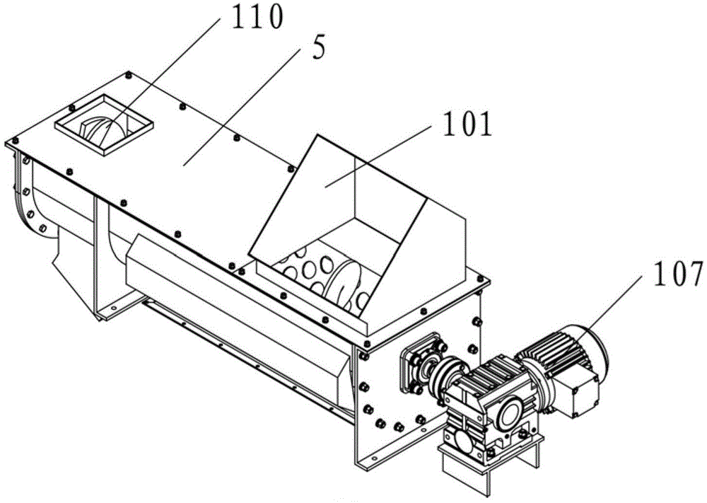 Integrated device for sorting, smashing and screening kitchen waste