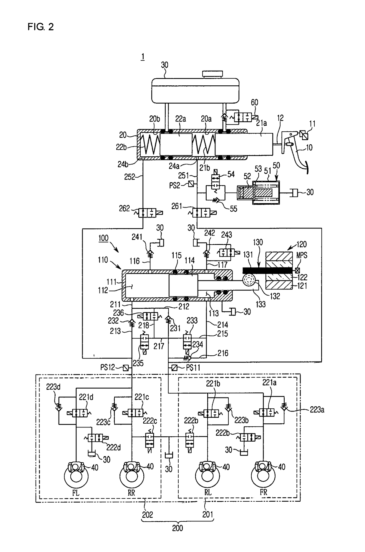 Electronic brake system and control method thereof