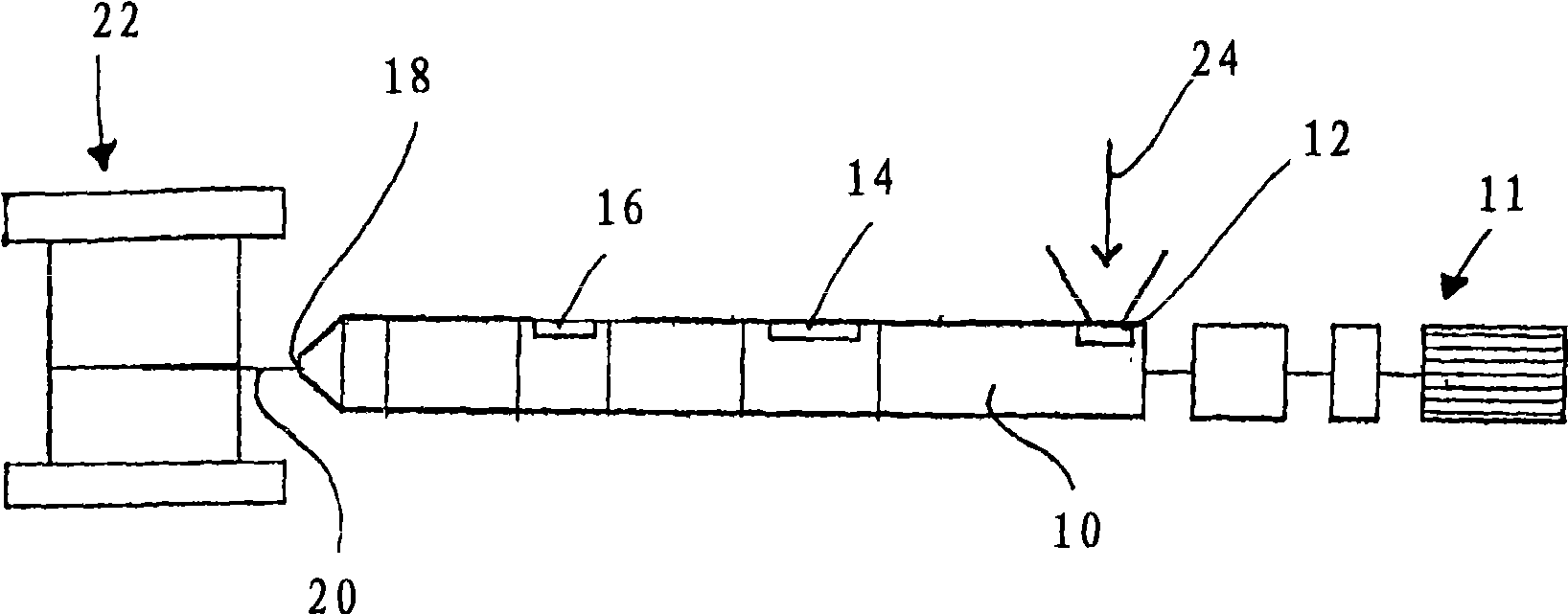 Device and method for processing thermosetting plastics