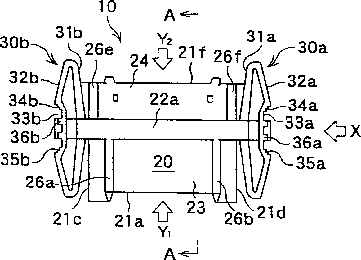 Connector for linking panel and panel-linking method using said connector