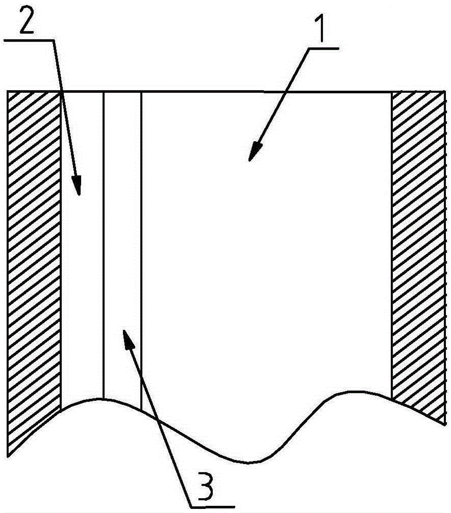Cladding method for inner hole of stand column