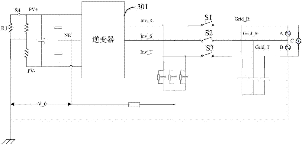Detection method and device of inverter grid-connected alternating-current relay