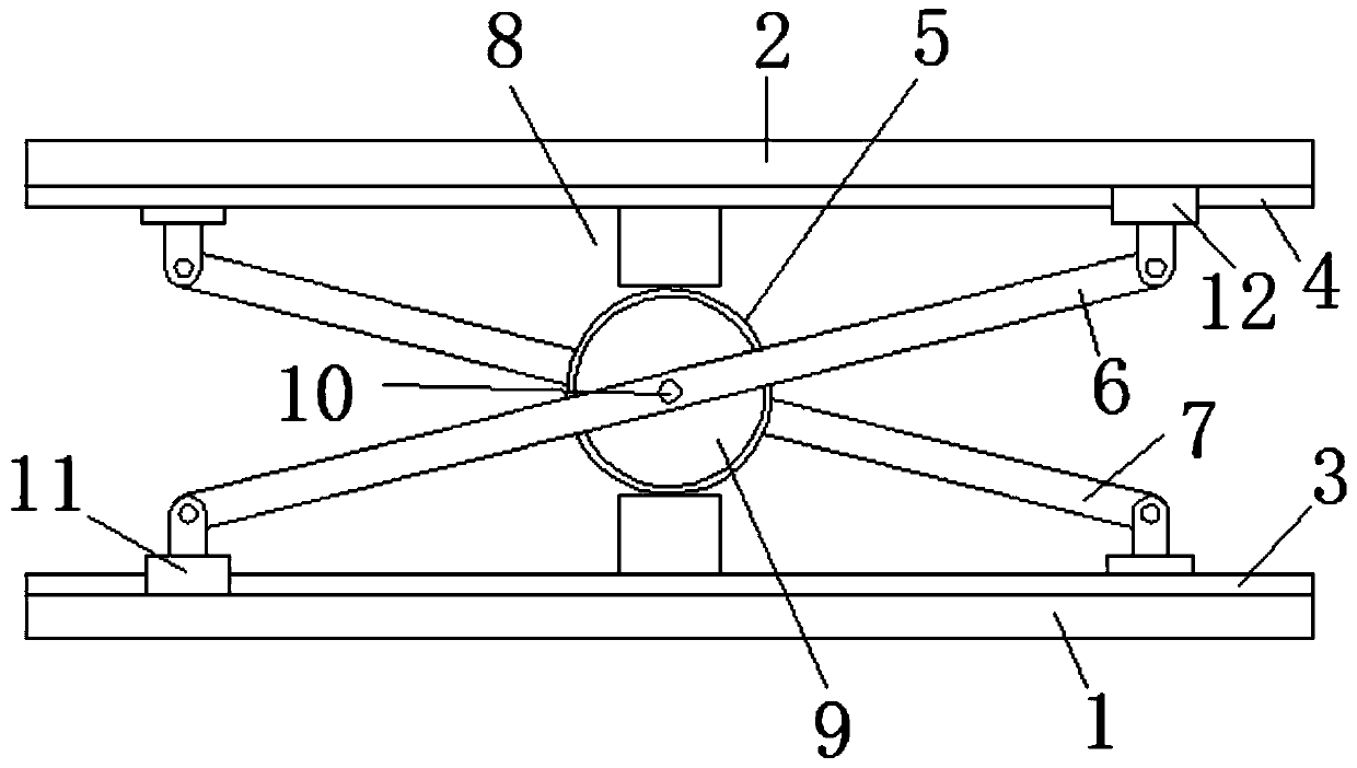 Cross shaft type bracket for supporting musical instrument and using method thereof