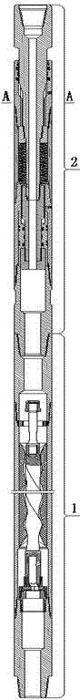 Pressure resistant tool for reducing frictional resistance of horizontal well section