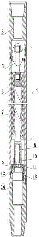 Pressure resistant tool for reducing frictional resistance of horizontal well section