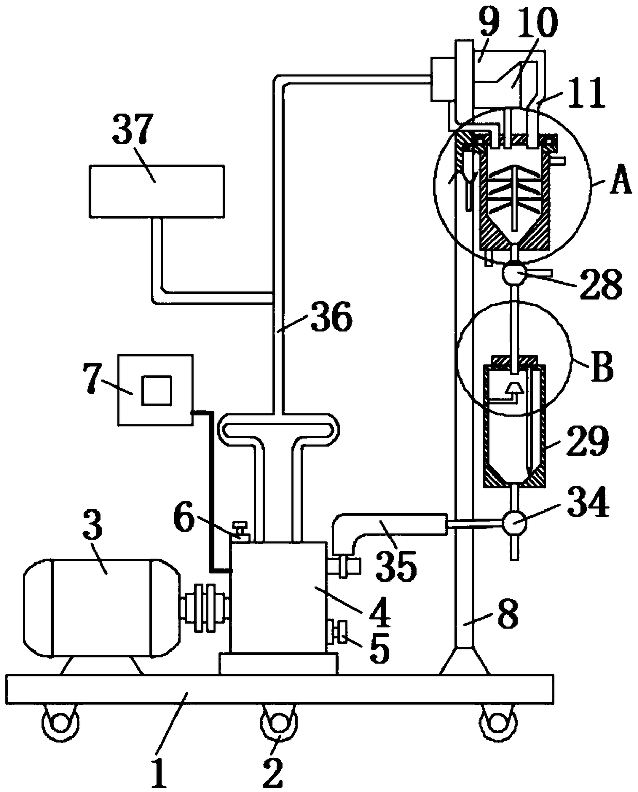 Diesel nozzle shear stability tester