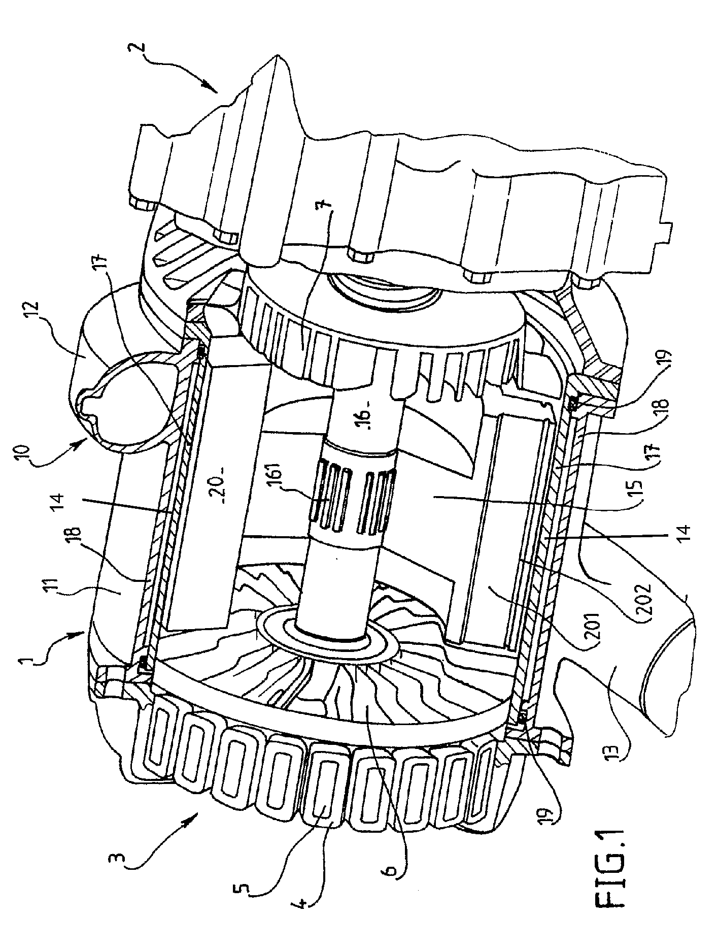 Water Jacket for a Rotary Machine and Rotary Machine Comprising Same