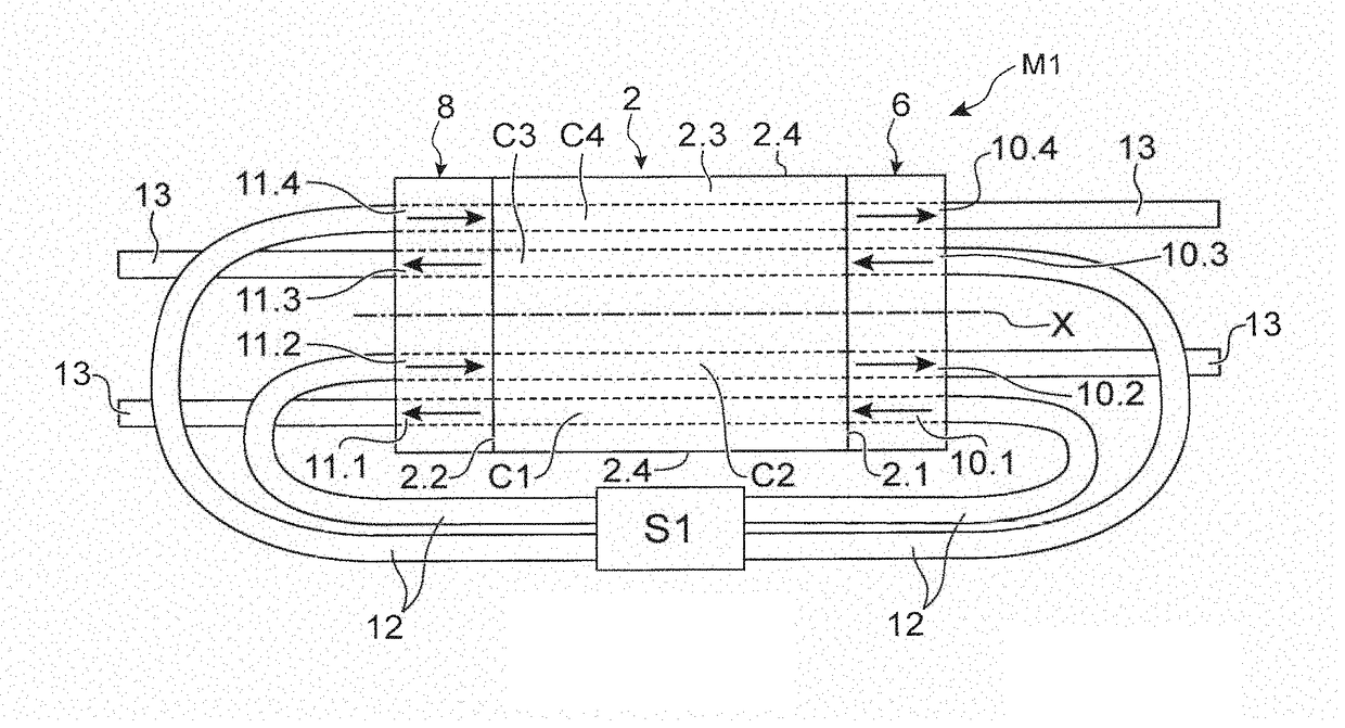 Combustion system having improved temperature resistance