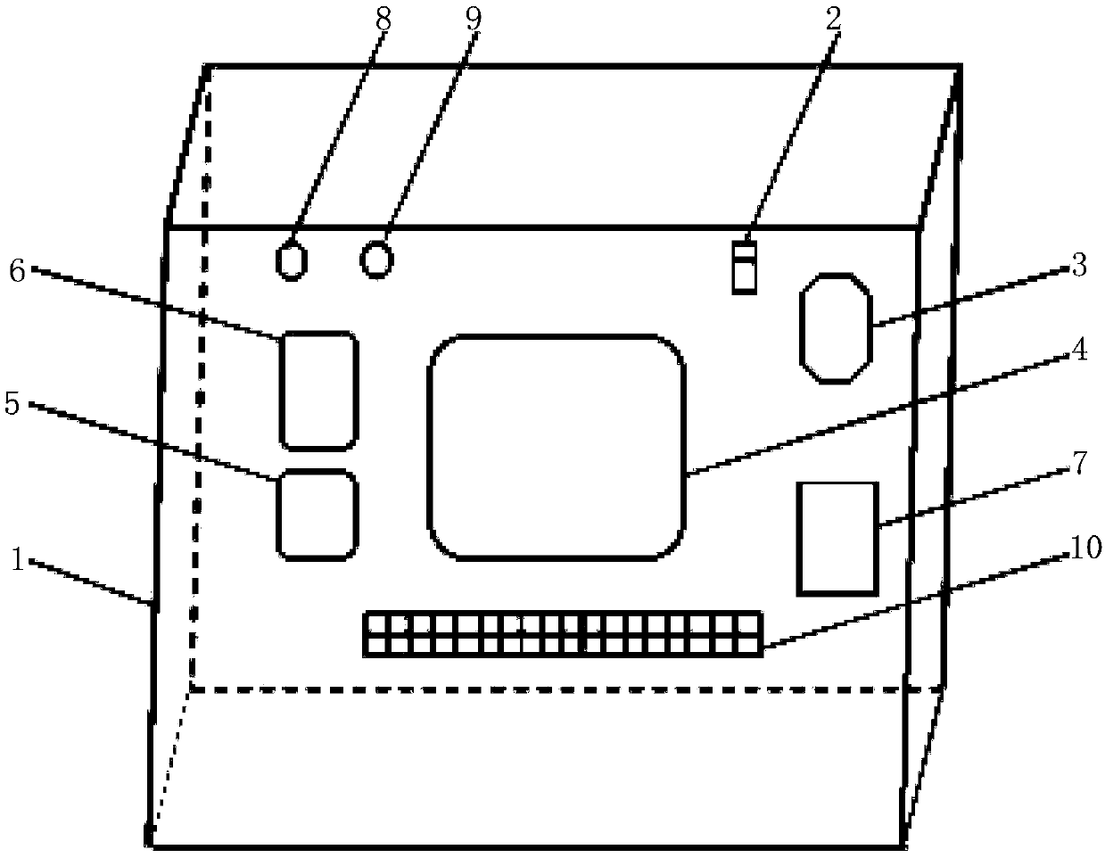 Automatic control device and method for power grid frequency based on deflector