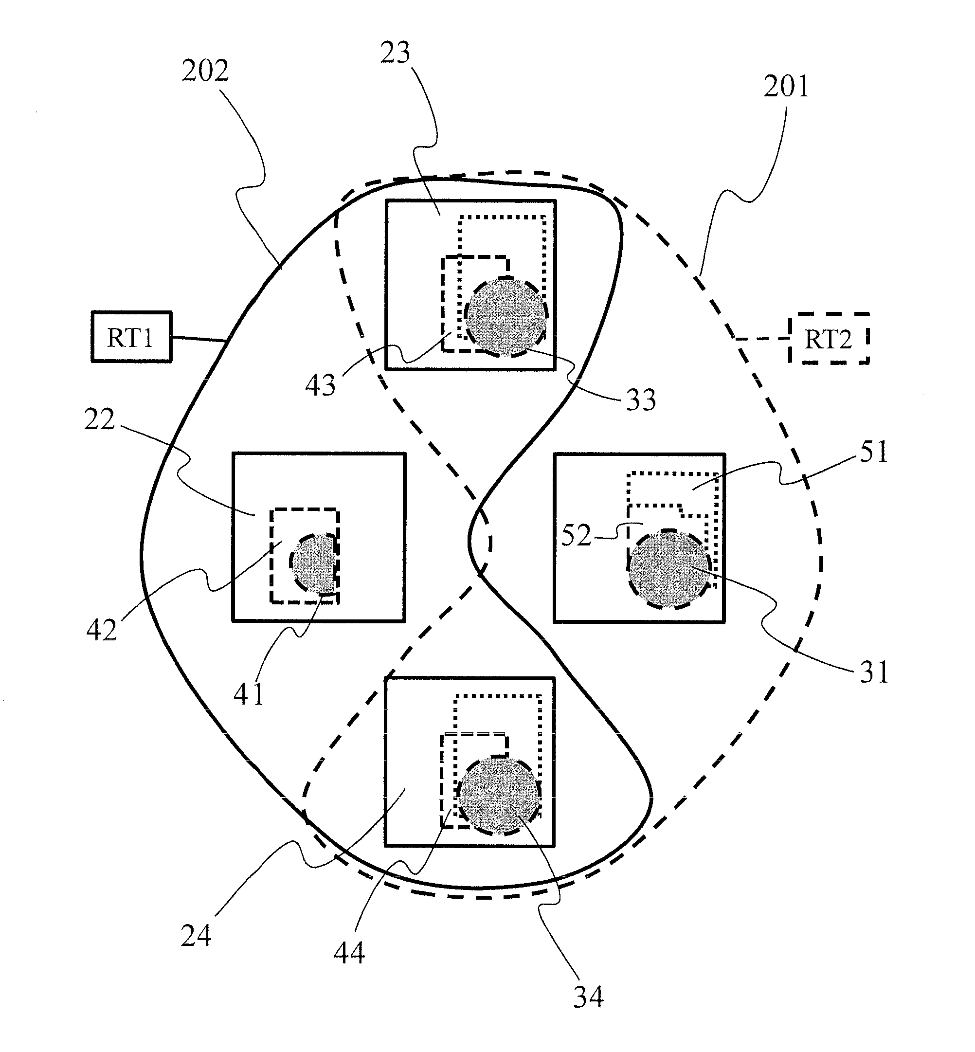 Method for estimation of occlusion in a virtual environment