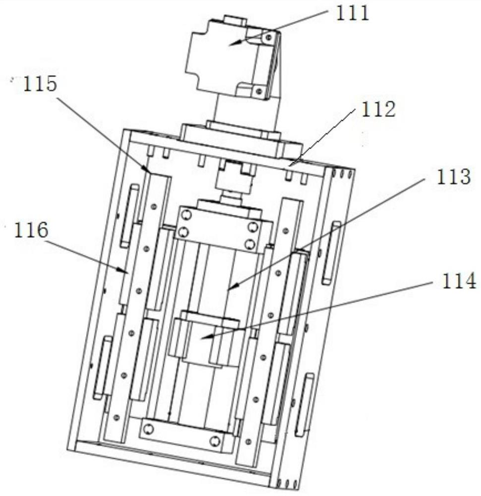 Telescopic four-claw type vehicle carrying robot forklift method based on laser