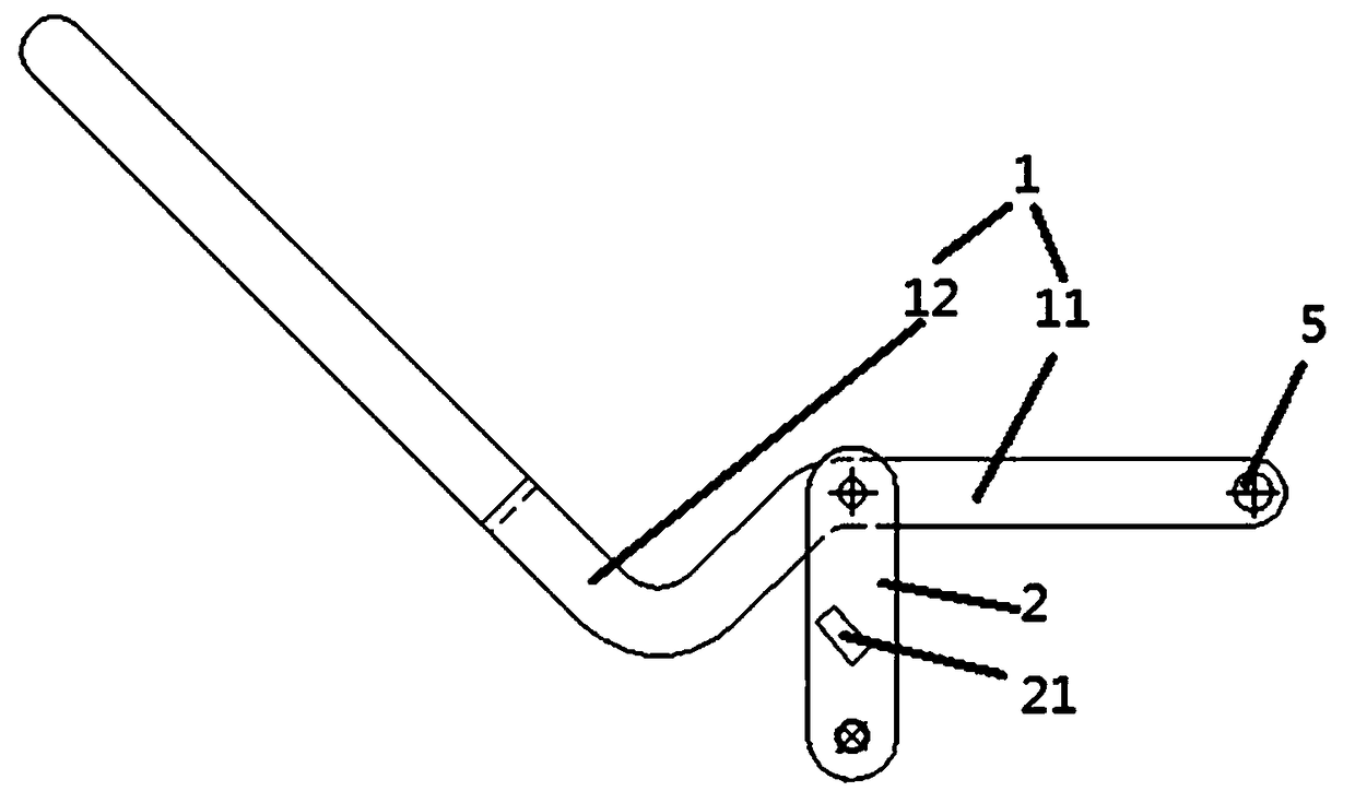 Novel operating handlebar mechanism for chuck