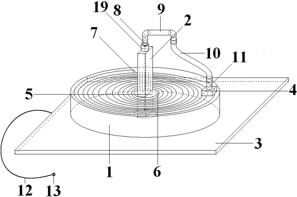 Stair-type cold stress processing spiral cabin for chickens