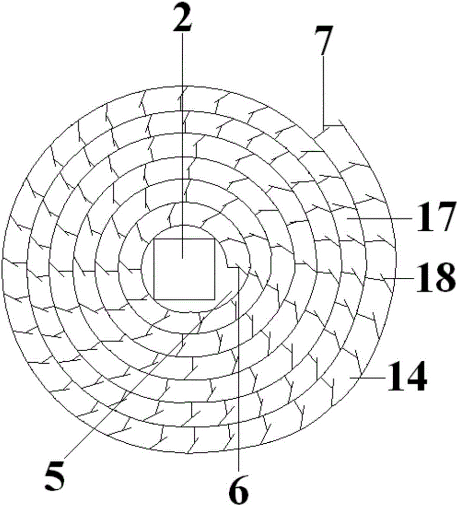 Stair-type cold stress processing spiral cabin for chickens