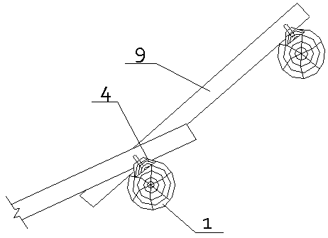 Method for reinforcing and repairing random head setting rafter and purlin nodes of ancient buildings