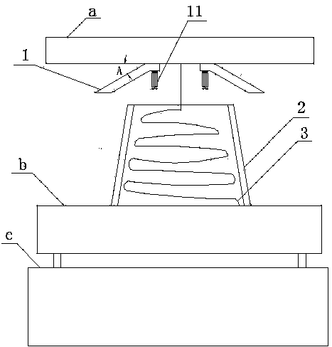 Container rigid anti-shake positioning device