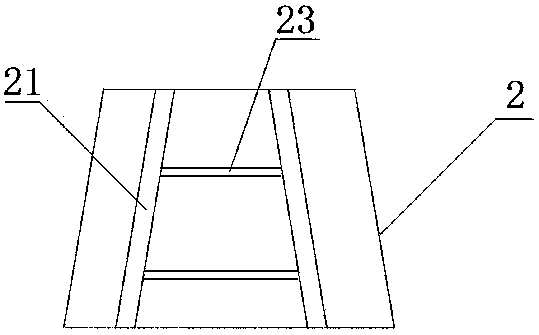 Container rigid anti-shake positioning device