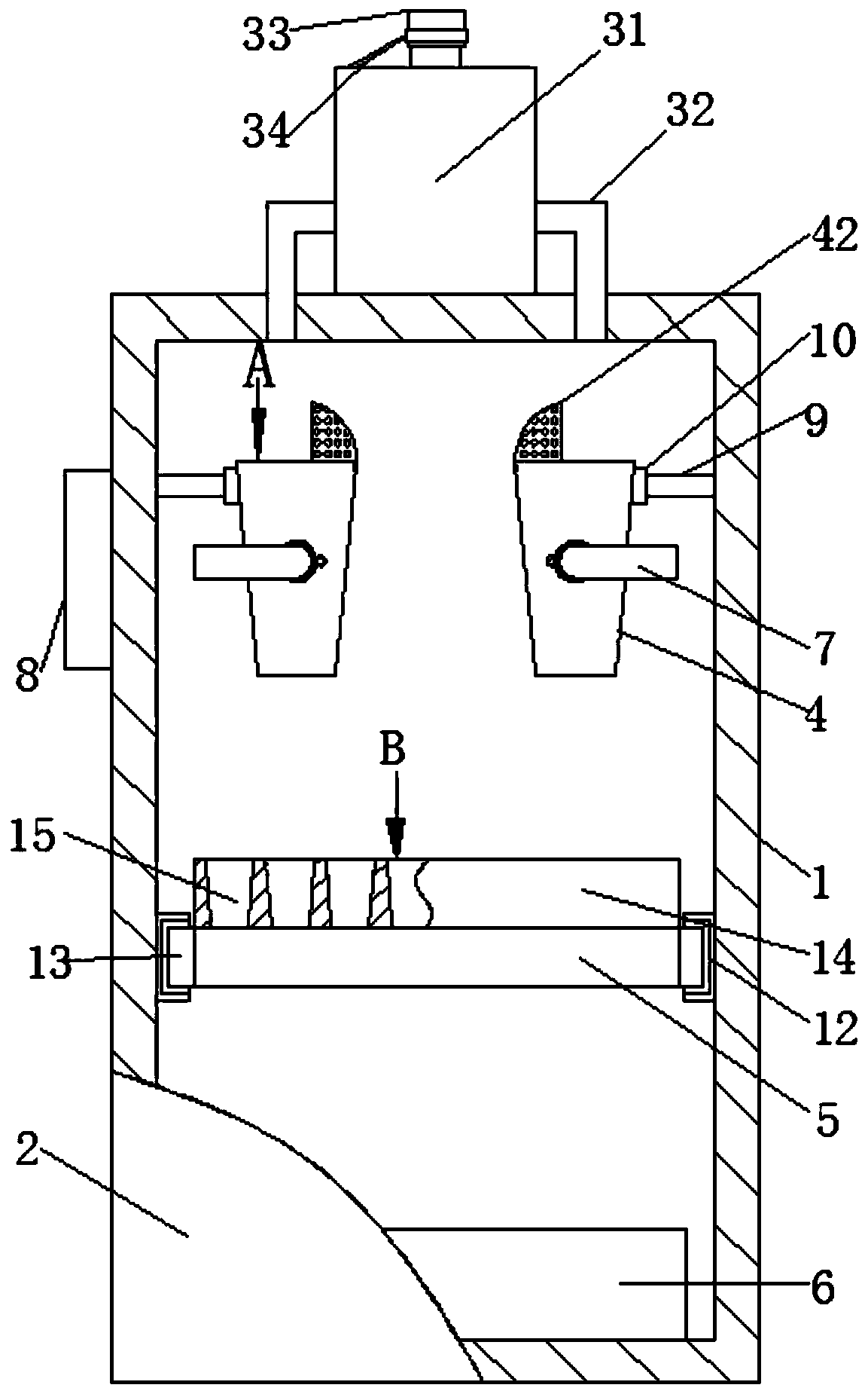 Simple experimental device for bean seed germination