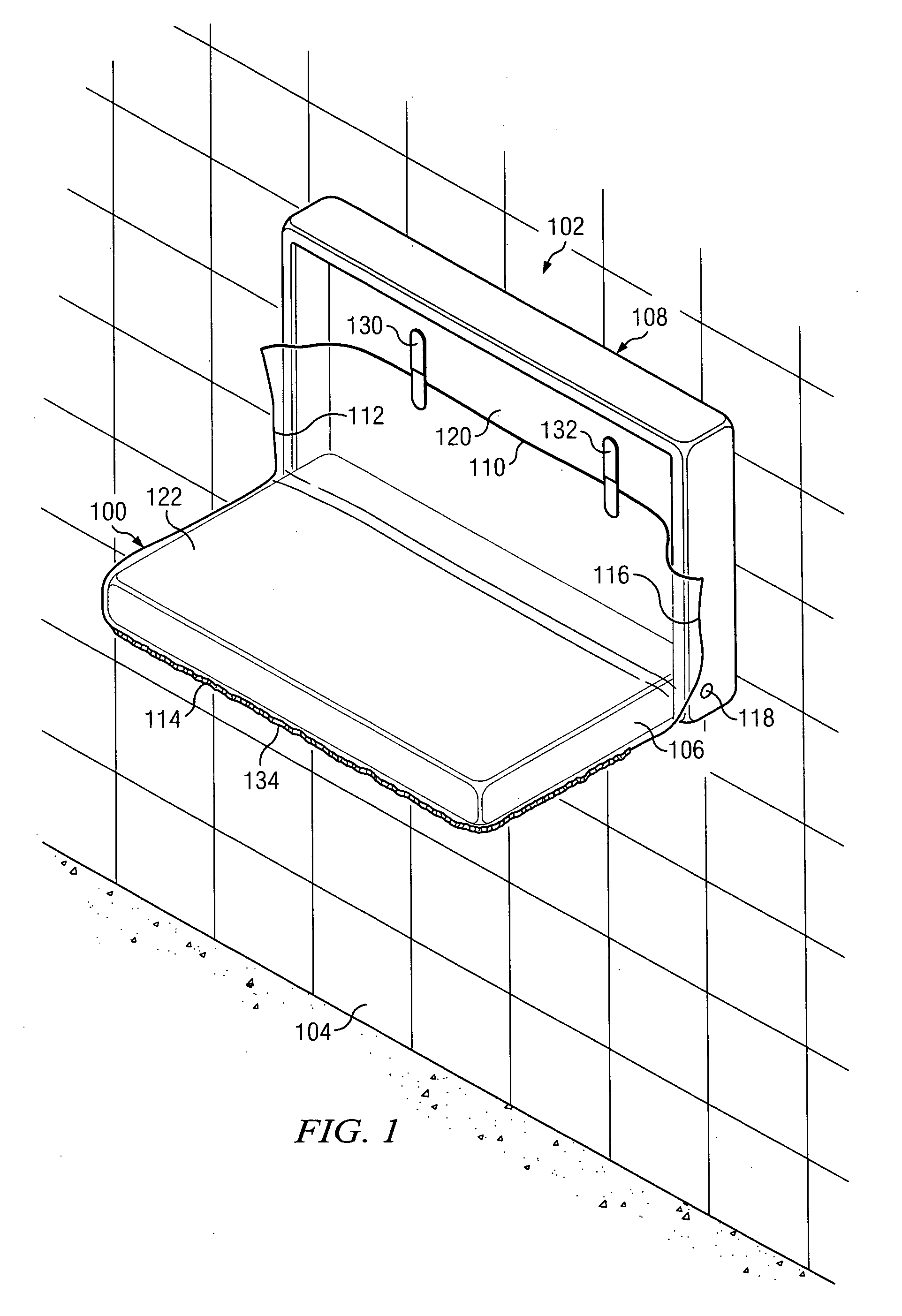 Disposable cover for diaper changing station and method of use