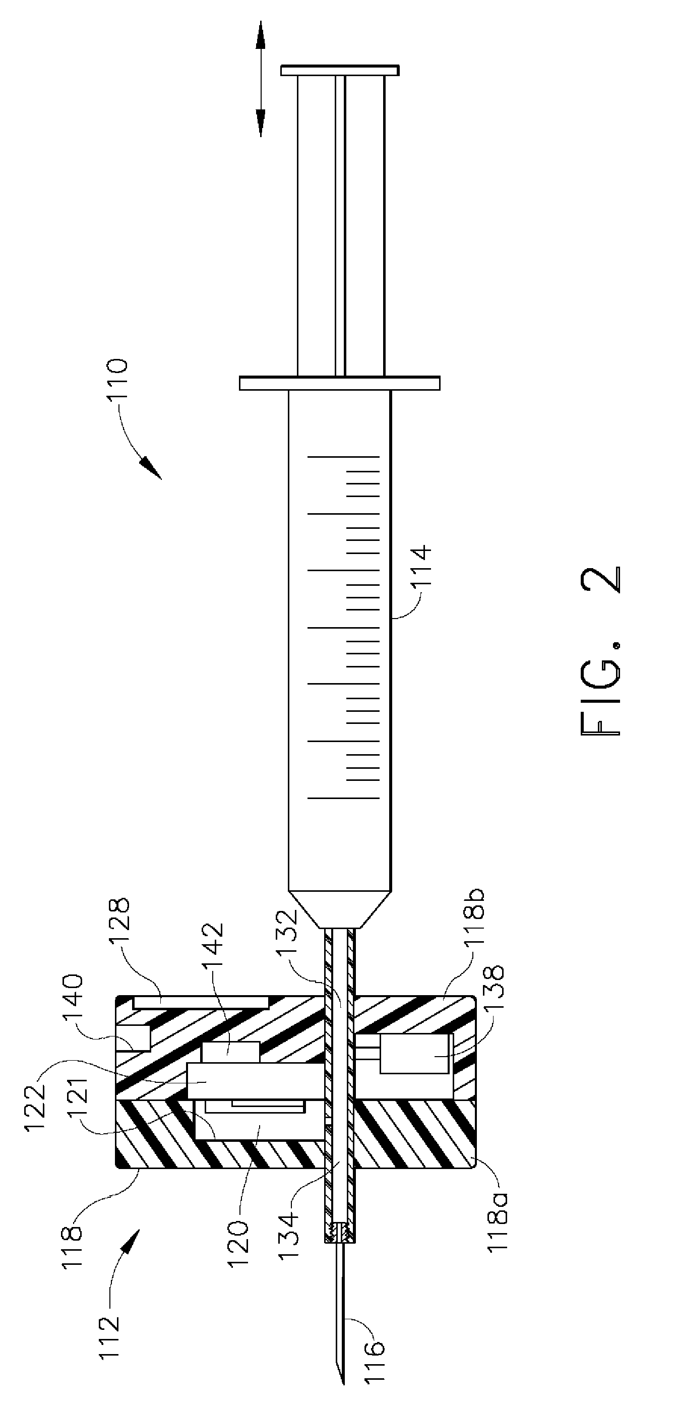 Fluid delivery system and sensing unit therefor