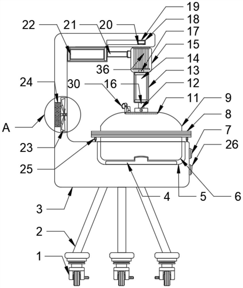 Automatic multi-functional pancake and pan-fried dumpling operating device