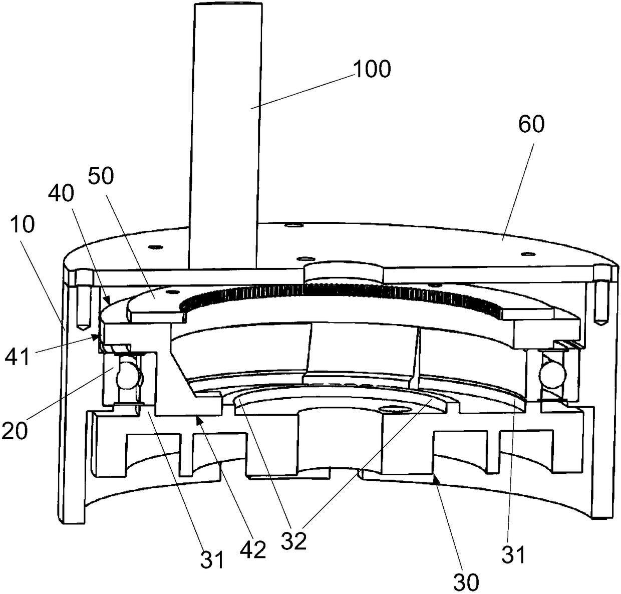 Gripper drive device and gripper