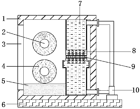 Polishing device for producing monocrystalline silicon slices