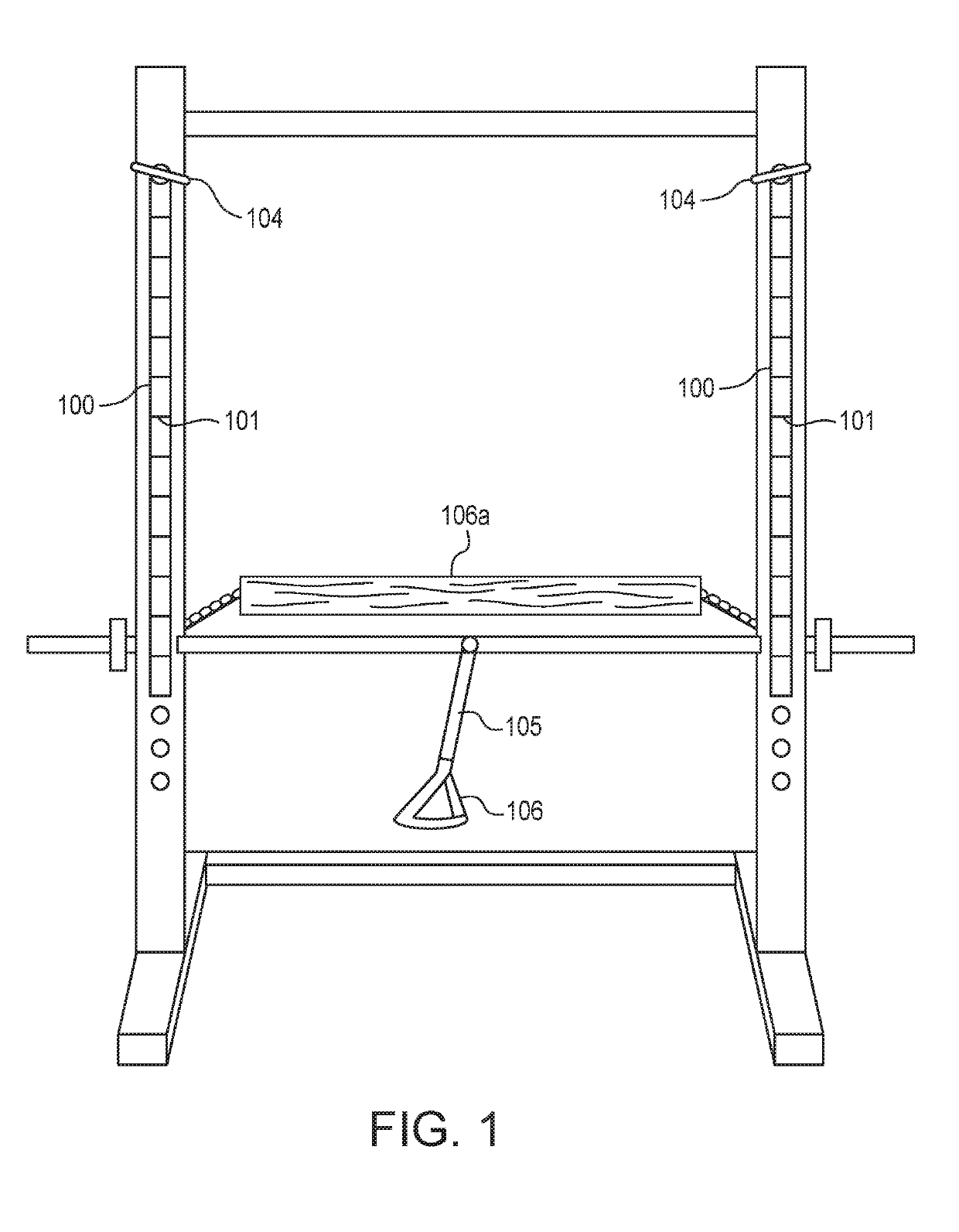 Free weight exercise swing attachment