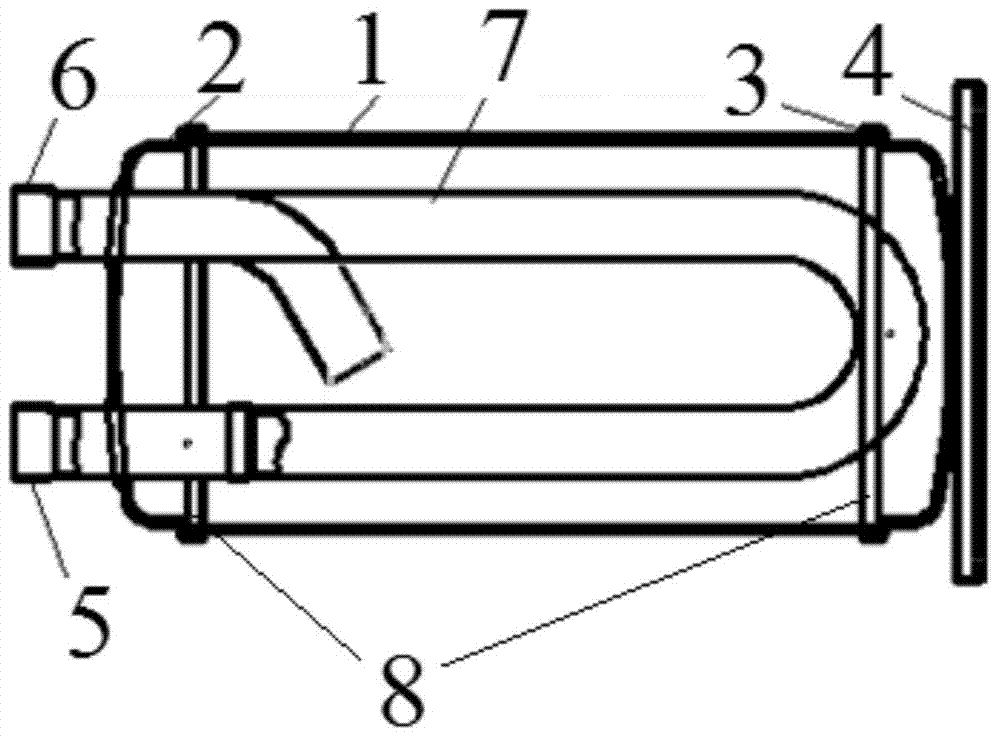 Gas and liquid separator