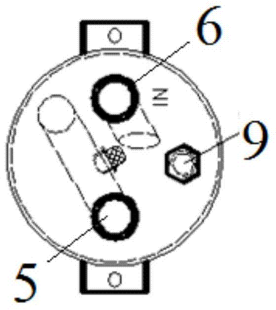 Gas and liquid separator