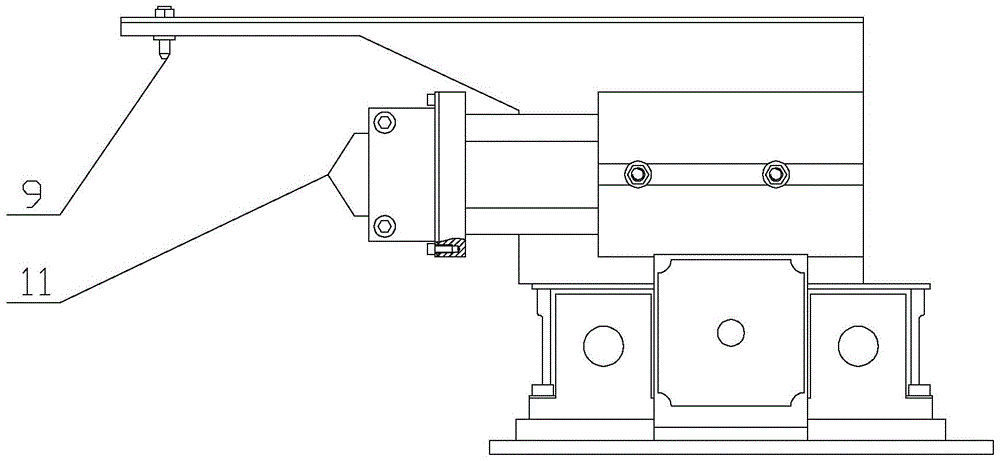 An edge band cutting device