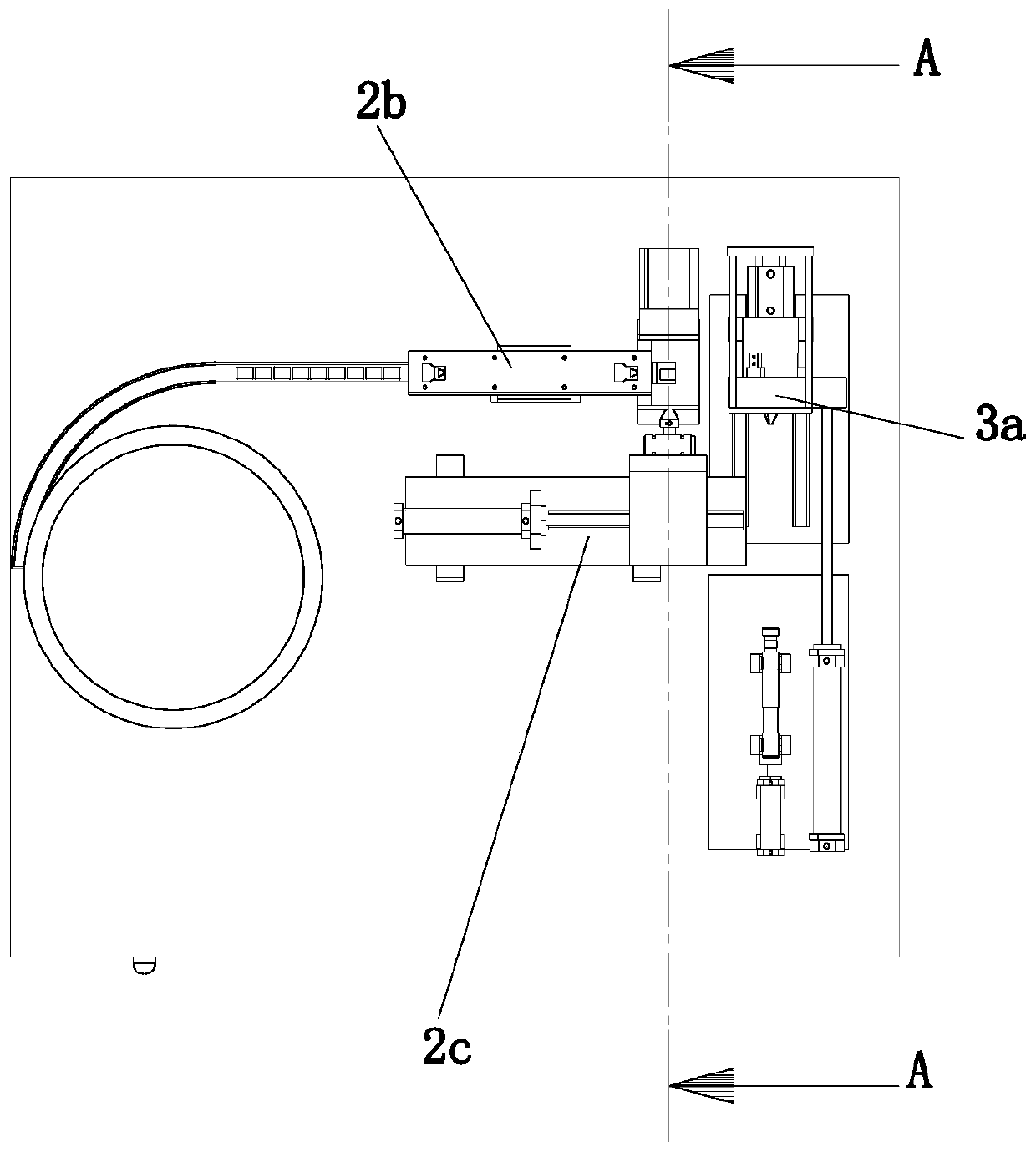 A method for assembling the sealing ring of the inner shaft rod of the dresser on the numerical control machine tool