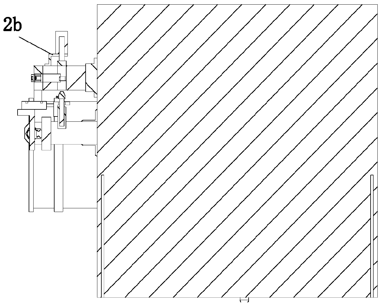 A method for assembling the sealing ring of the inner shaft rod of the dresser on the numerical control machine tool