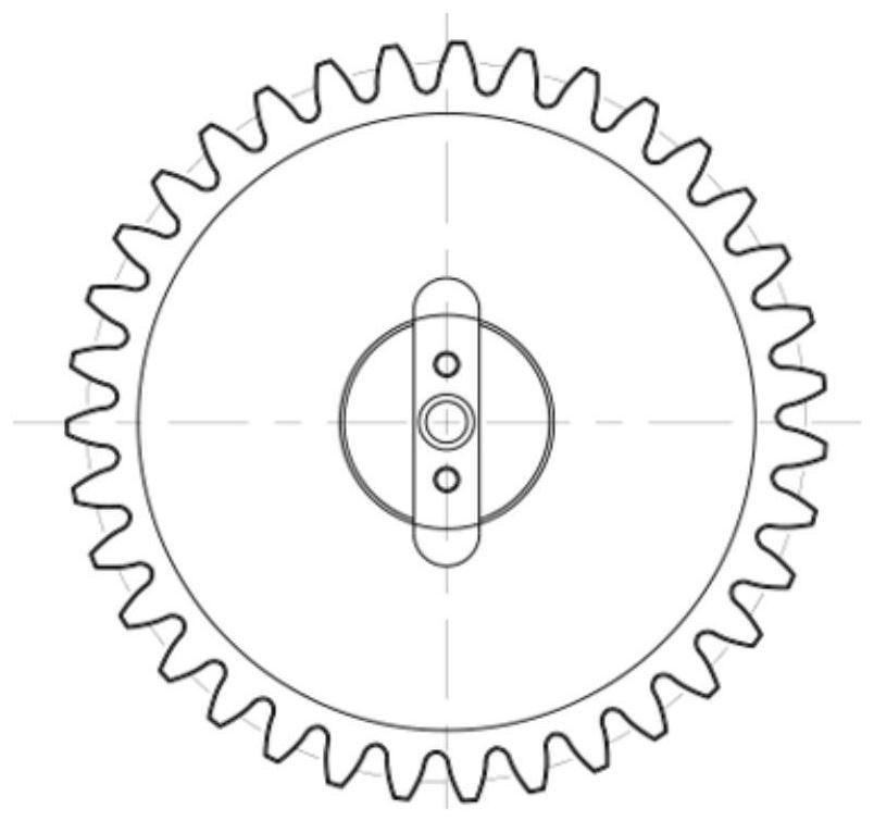 Axial and circumferential positioning device of idler shaft