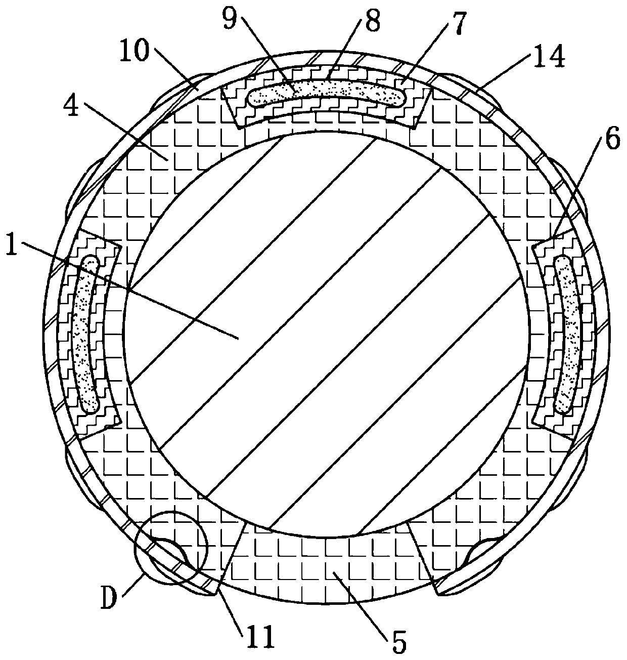 Novel wire warning package kit and matching system thereof