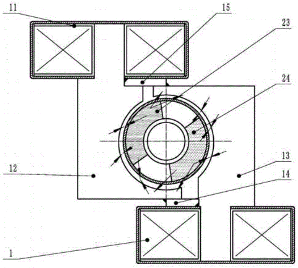 Pole iron drive device