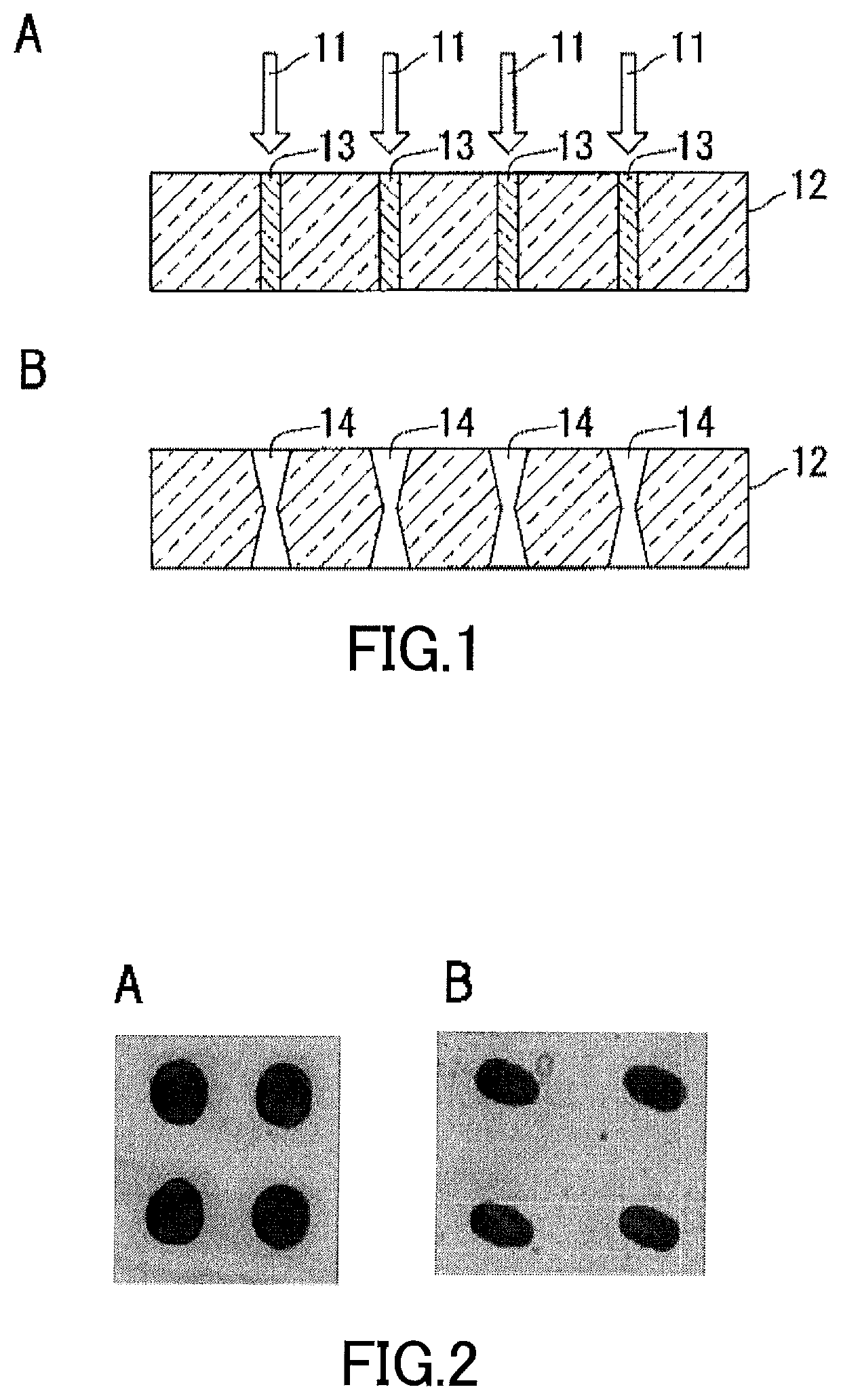 Glass for laser processing and method for producing perforated glass using same