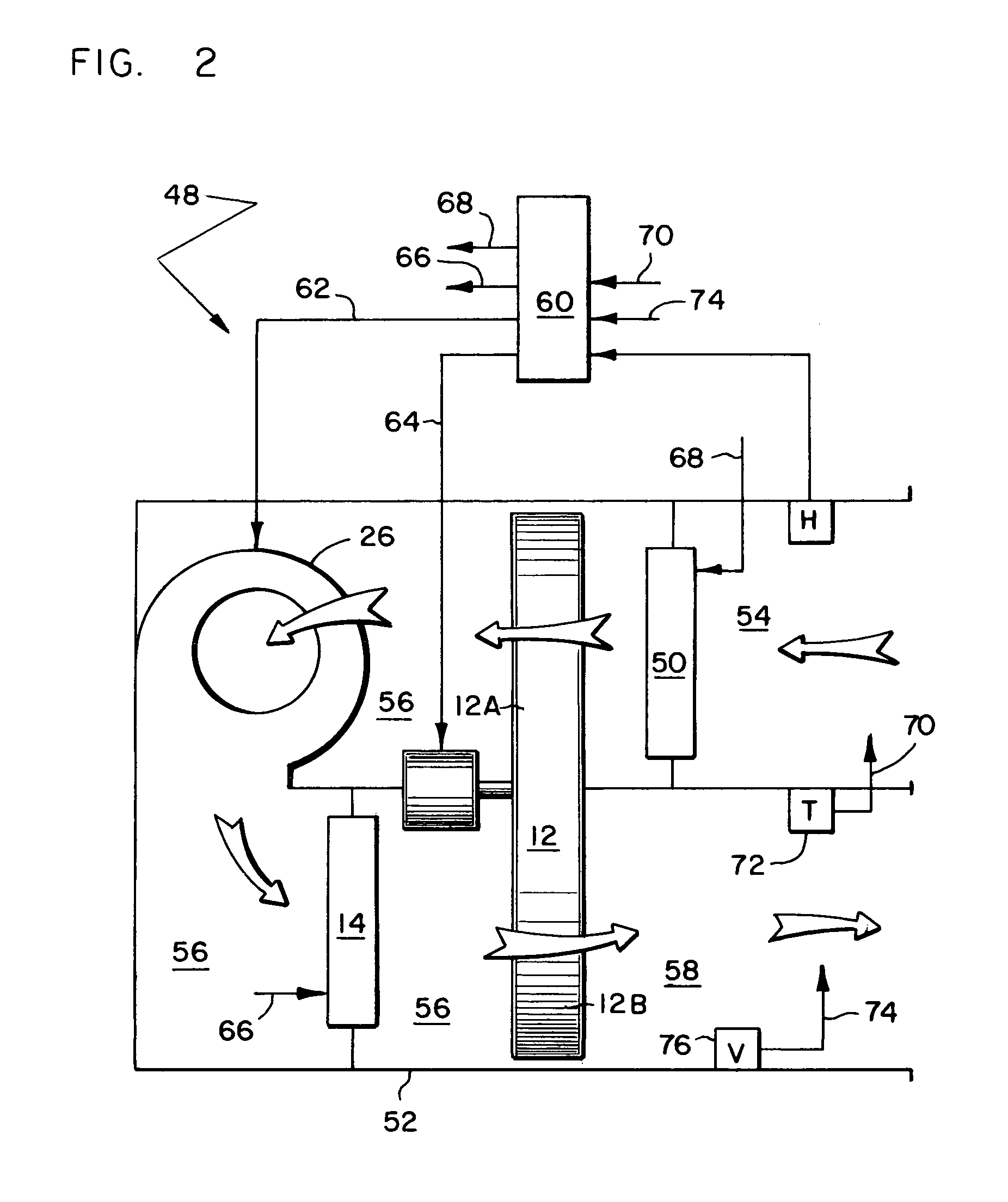 HVAC desiccant wheel system and method