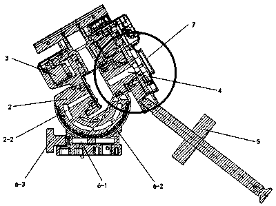 Equatorial telescope mechanism capable of stably bearing loads