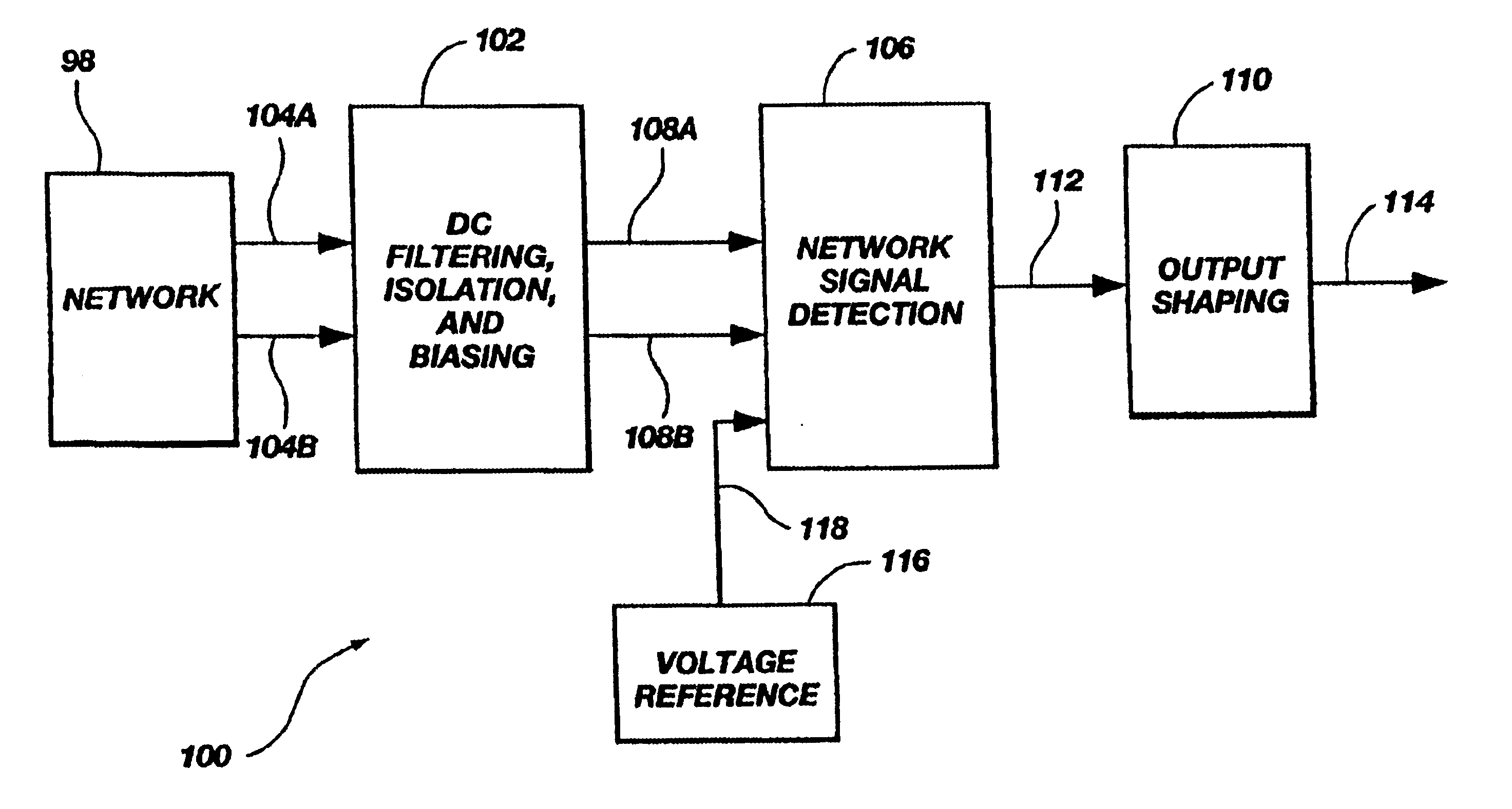 System and method for active detection of connection to a network