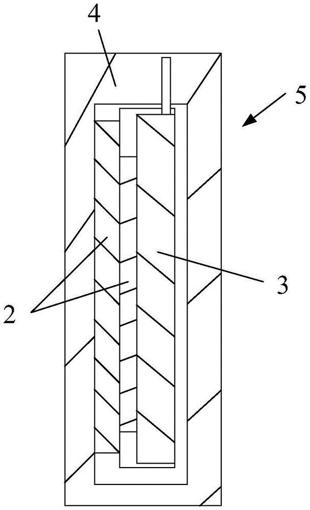 Battery and terminal