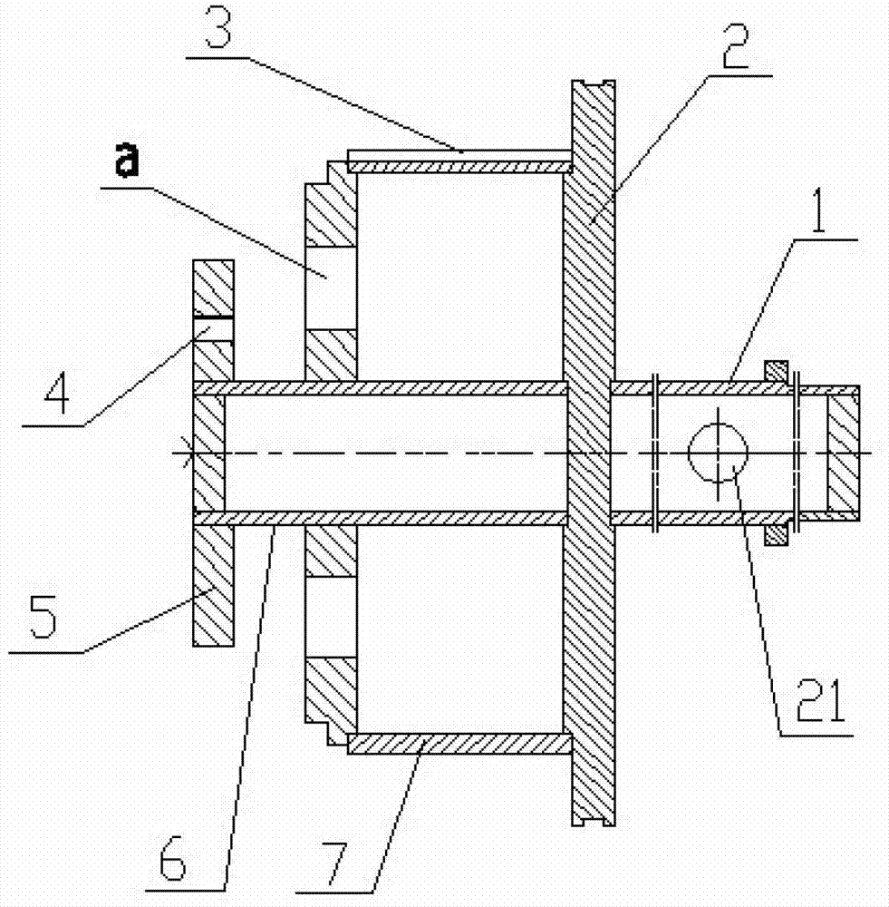 Turning method for winding heat-proof layer on metal shell cabin section and device thereof